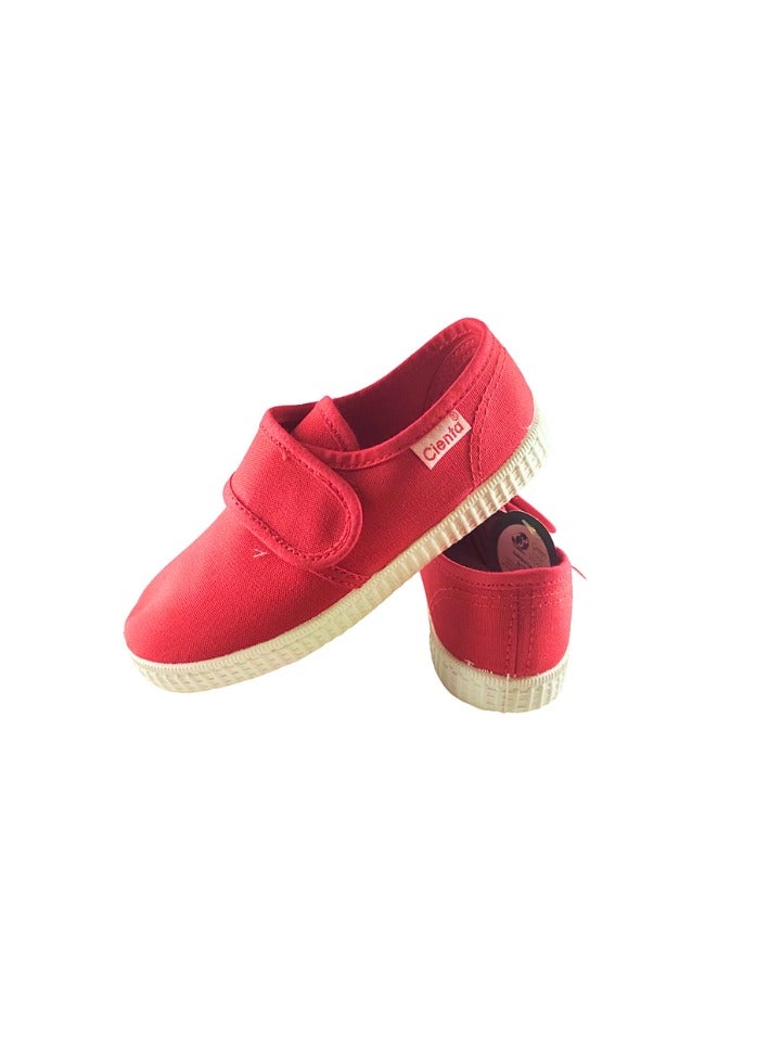 Pikkaboo Ceinta Rojo Strap Kids Shoes