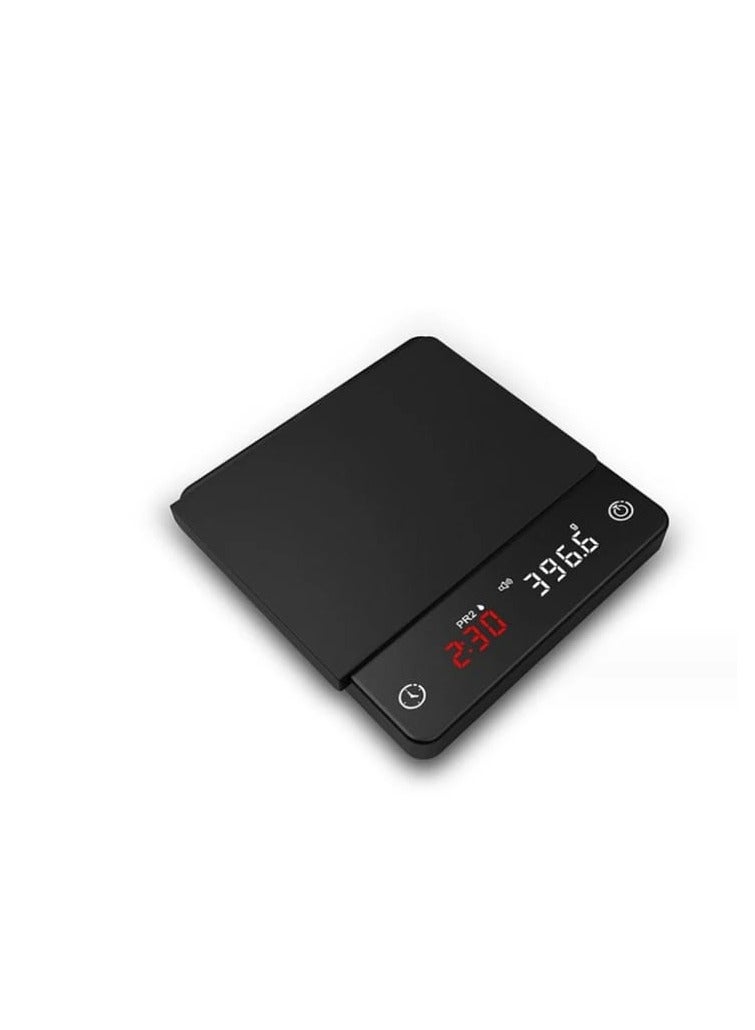 Liying Digital Mini Coffee Scale with Timer, Rechargeable, 2kg/0.1g Precision, Tare Function