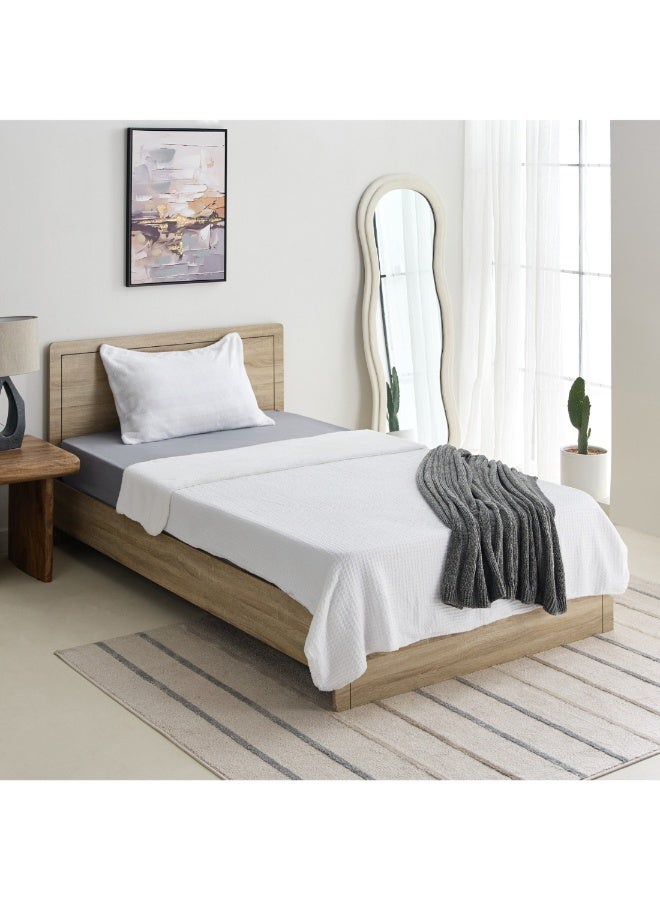 Serene Waffle Double Layer Twin Blanket 150 X 200 Cm