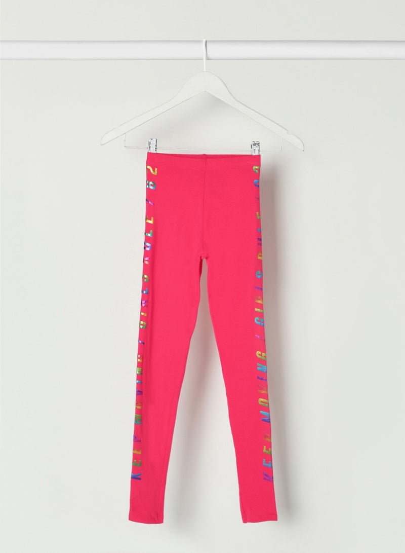 Casual Stylish Leggings Pink