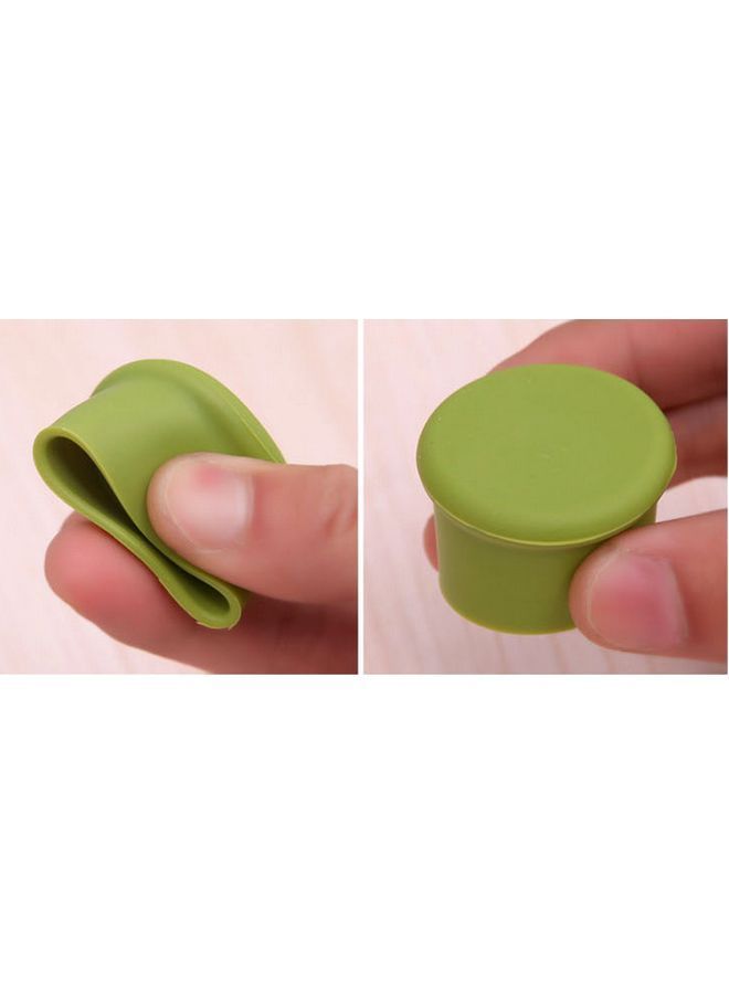 Red Wine Beer Beverage Bottle Cap Green 3.5x2.8x3.1cm