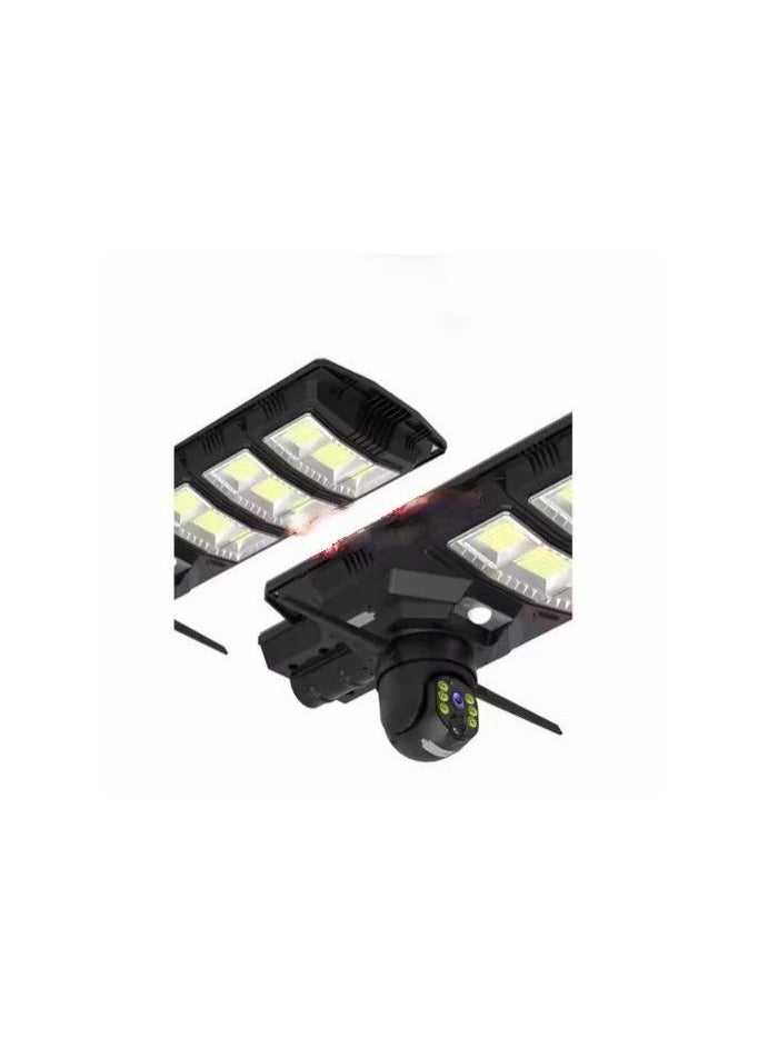 Solar Camera With Lightings Street Lights 24-7hour Bright Features