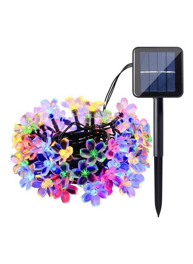 Pack of 2 Solar Power Flower Shaped LED Multicolour Light 20 feet,s each