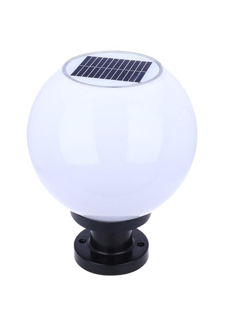 Solar Globe Sun Power Stigma Garden Wall Light White 250x300x250mm