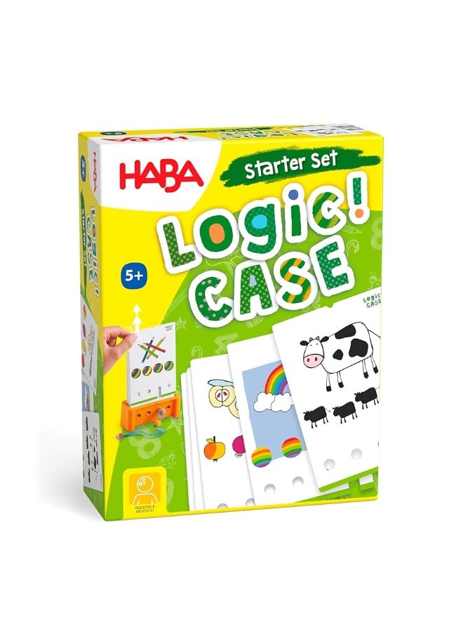 HABA Logic! CASE Starter Set - Brain Building Puzzles for Ages 5+