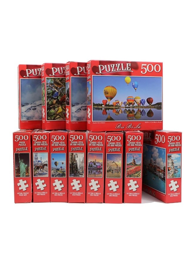 500 Pieces Puzzle for Adults Educational Intellectual Jigsaw Puzzle Fun Game for Men Women KidsHoliday Beach