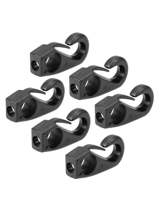 6-Piece Kayak Bungee Cord Hook Clip Set