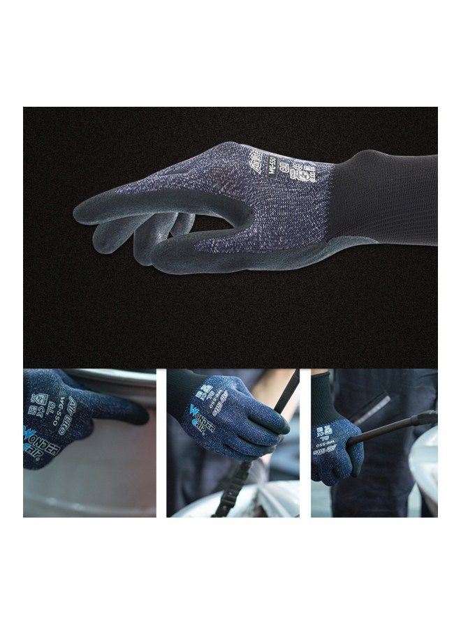 Universal Abrasion-Proof Gardening Safety Gloves Black/Grey