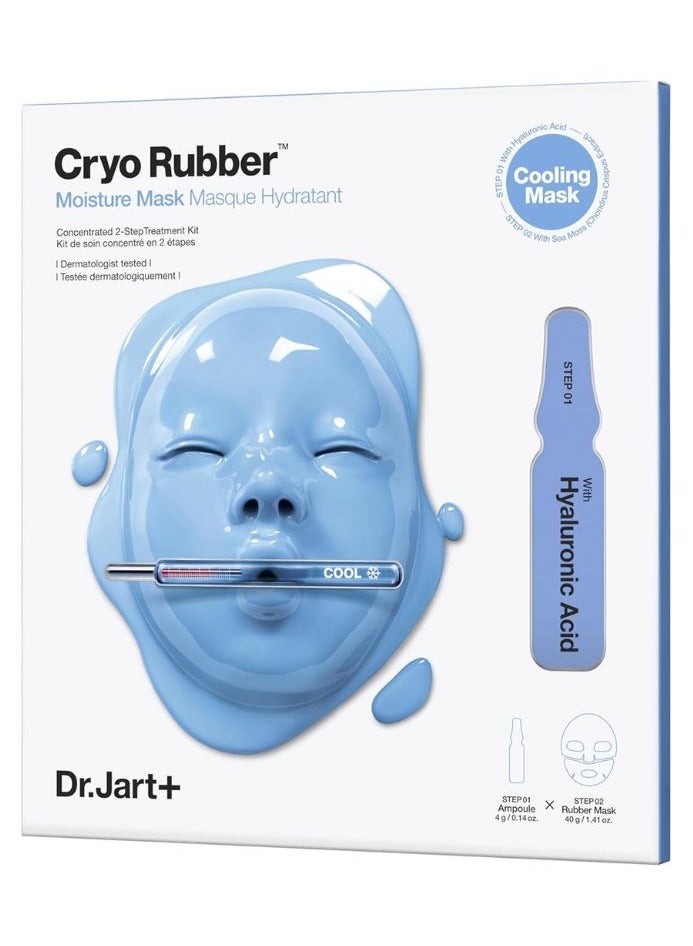 Cryo Rubber Moisture Mask with Hyaluronic Acid (2 Step Kit)