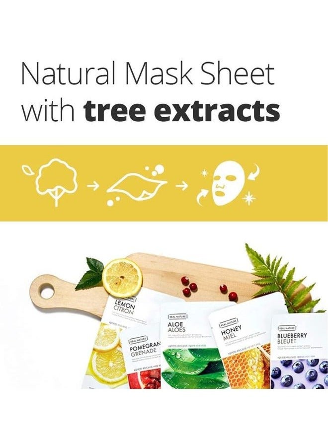 The Face Shop Real Nature Facial Mask Sheets (15 Pack) 300grams