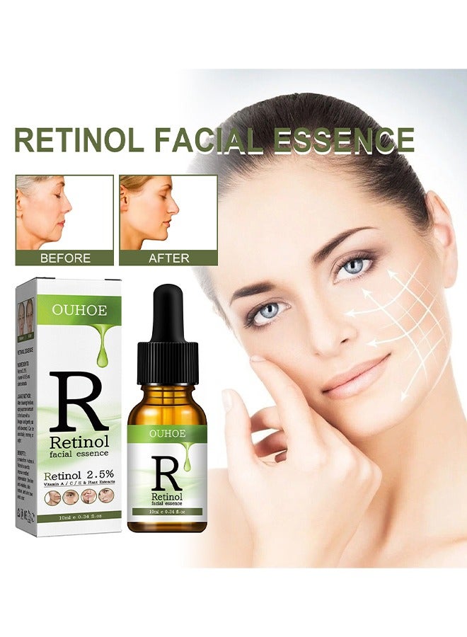 Retinol Facial Essence - Retinol 2.5% Professional Serum For Soft Glowing wrinkle Free Skin 10 ML