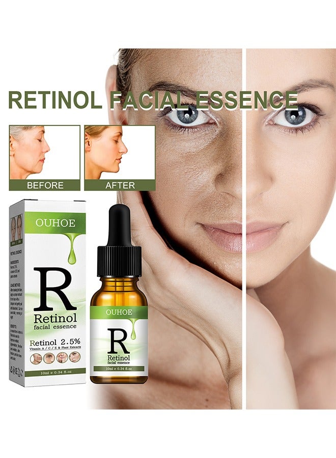 Retinol Facial Essence - Retinol 2.5% Professional Serum For Soft Glowing wrinkle Free Skin 10 ML