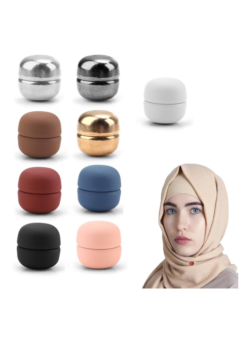 Magnetic Hijab Pins Scarf Brooch 12 Pcs