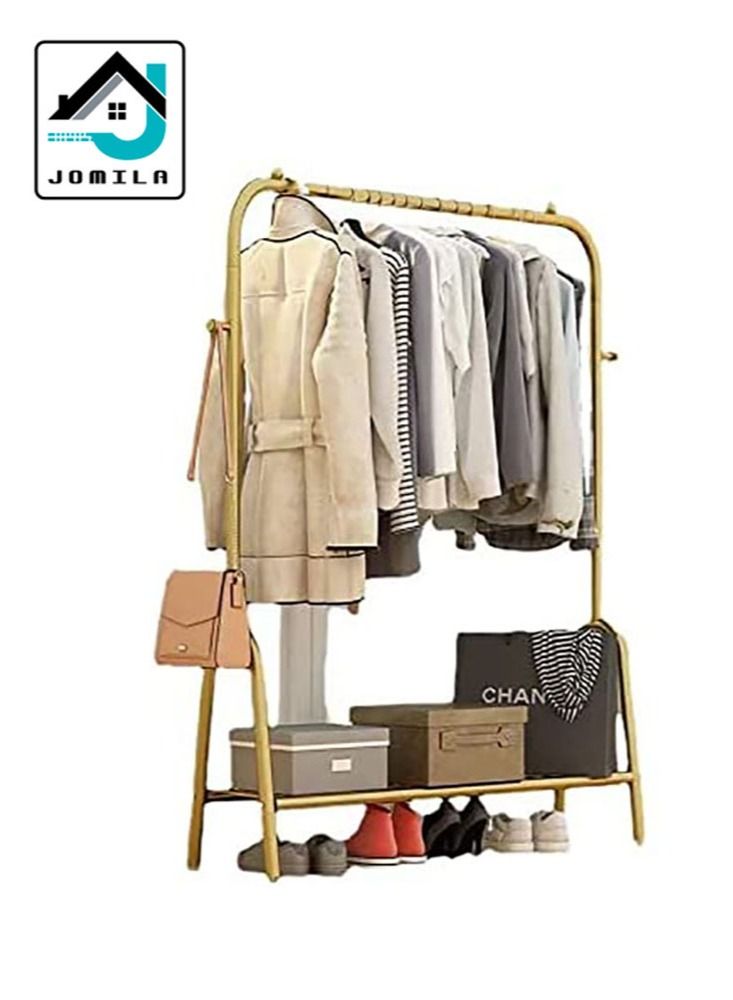 Modern Garment Rack Clothes Rack Retail Display Clothes Hanger Stand Freestanding Garment Rack Easy Assemble Clothing Rack 150cm Length Steel Pipe