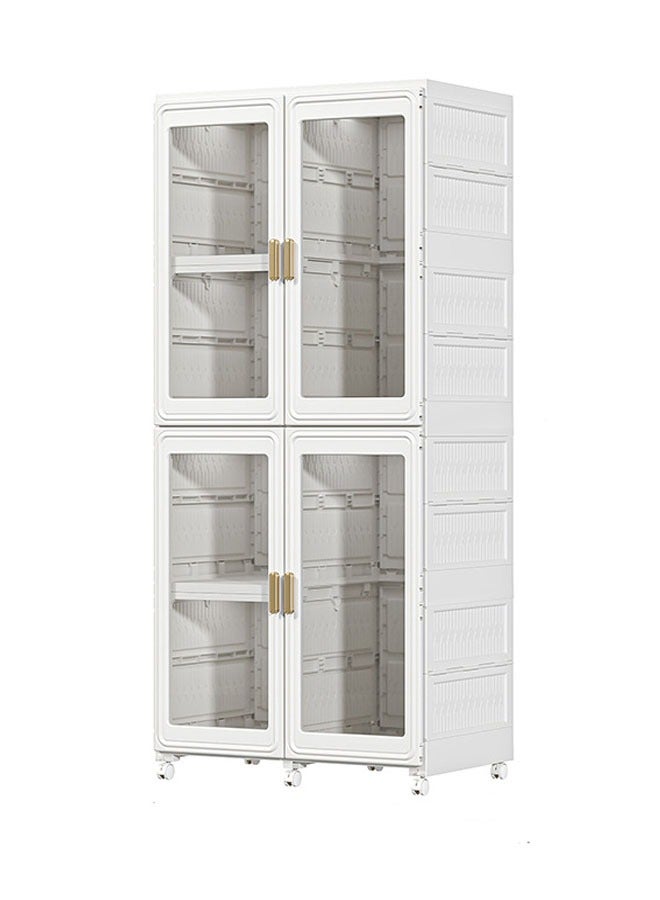 2 Layers Stylish Multi-Functional Storage Cabinet