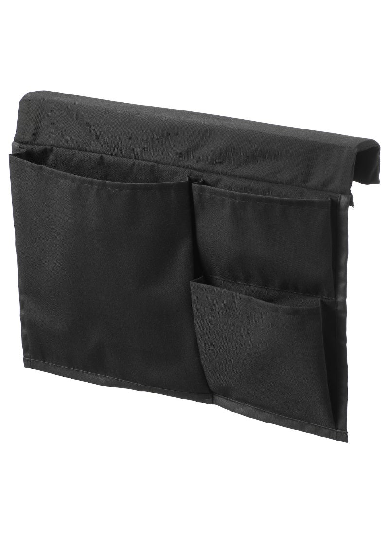 Bed Pocket, Black, 39X30 Cm