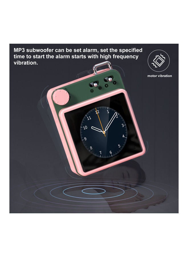 M188 BT MP3 Portable Music Video Mini Player V9471P_P Pink