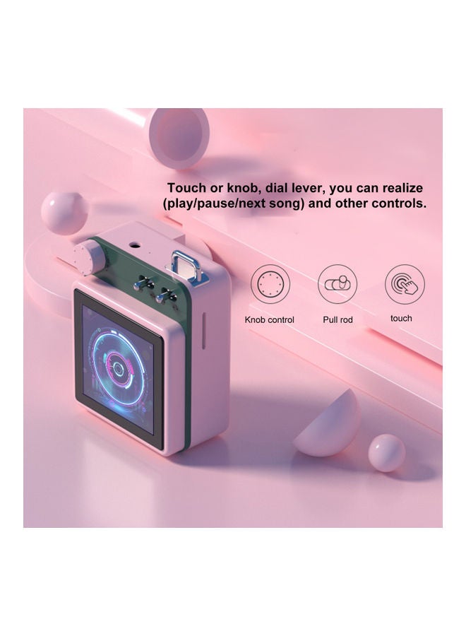 M188 BT MP3 Portable Music Video Mini Player V9471P_P Pink
