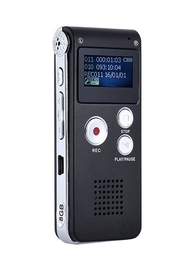 Digital Voice Recorder With MP3 Player OS0120 Black/Silver