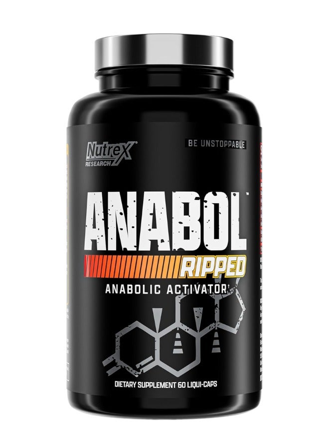 Anabol Ripped Anabolic Muscle Builder for Men 60 Capsule