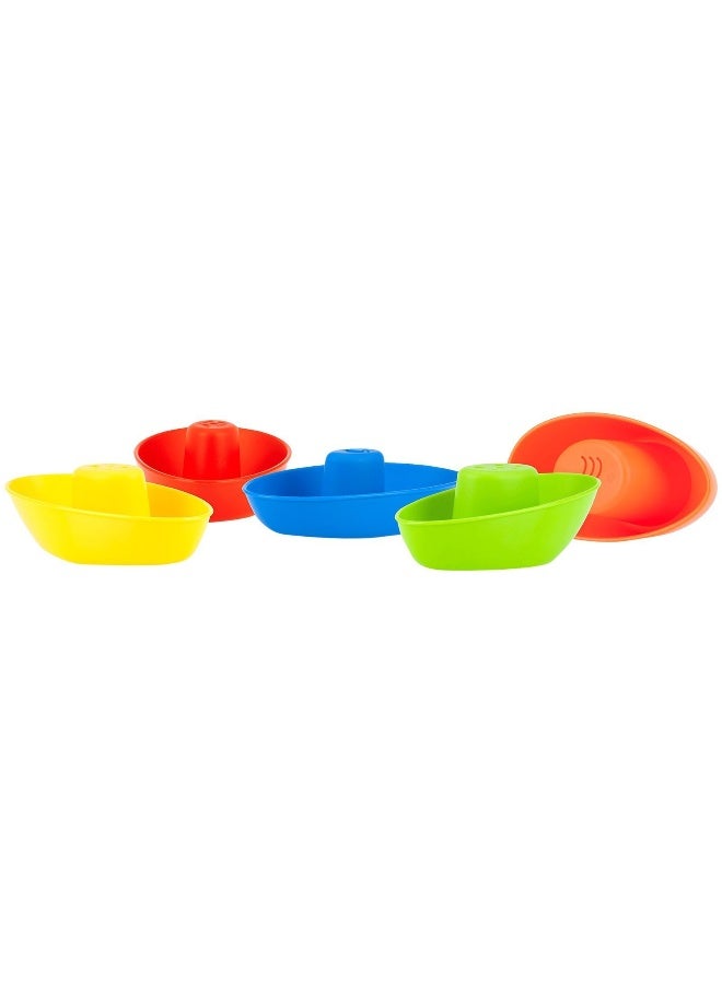 Nuby 5-Pack Stacking Bath Boats