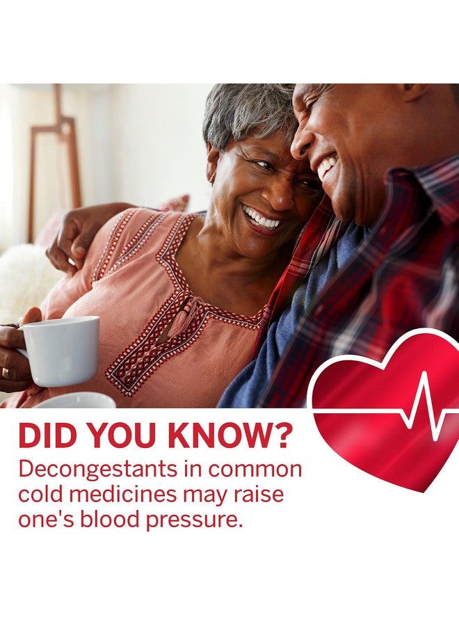 Maximum Strength Multi-Symptom Flu Tablets For Body Aches, Body Pains Cold And Cough Relief: Flu Medicine For Adults With High Blood Pressure - 24 Count