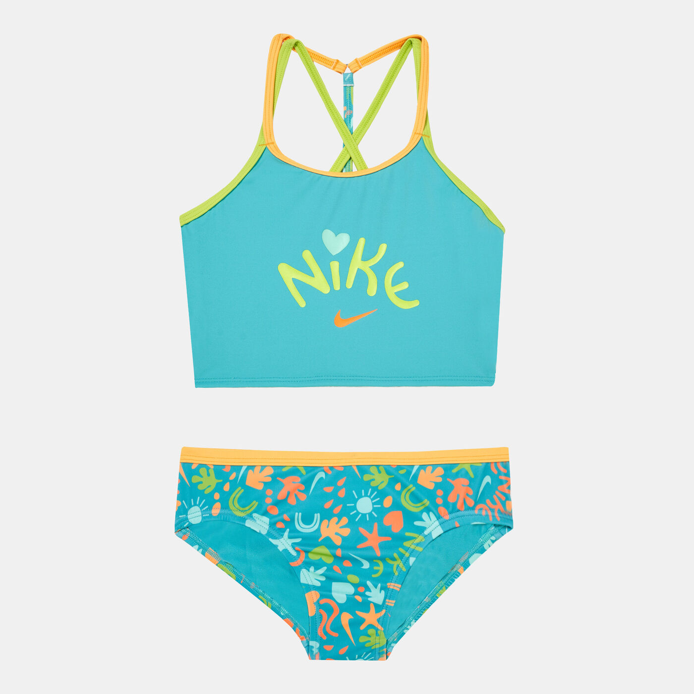 Kids' Fun Forest T-Crossback Midkini Two-Piece Swimsuit