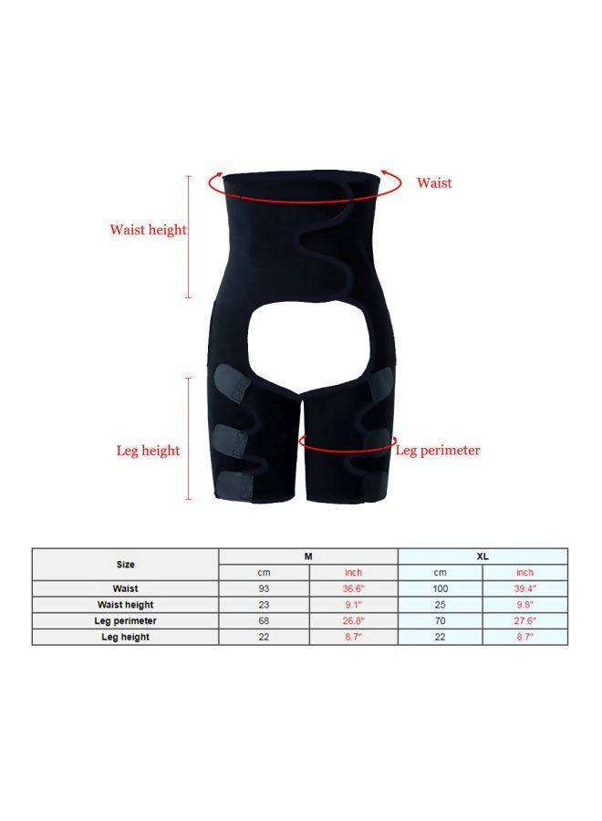 High Waist Thigh Trimmer Belt M