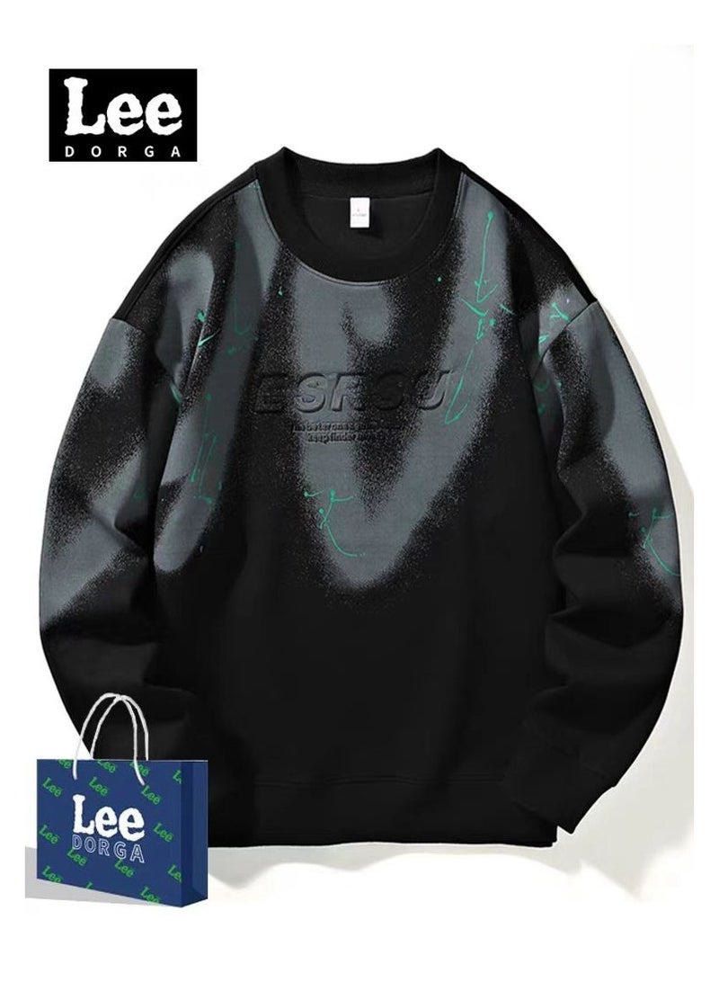 Lee Brand Hoodie Loose Casual Round Neck Long Sleeved Hoodie