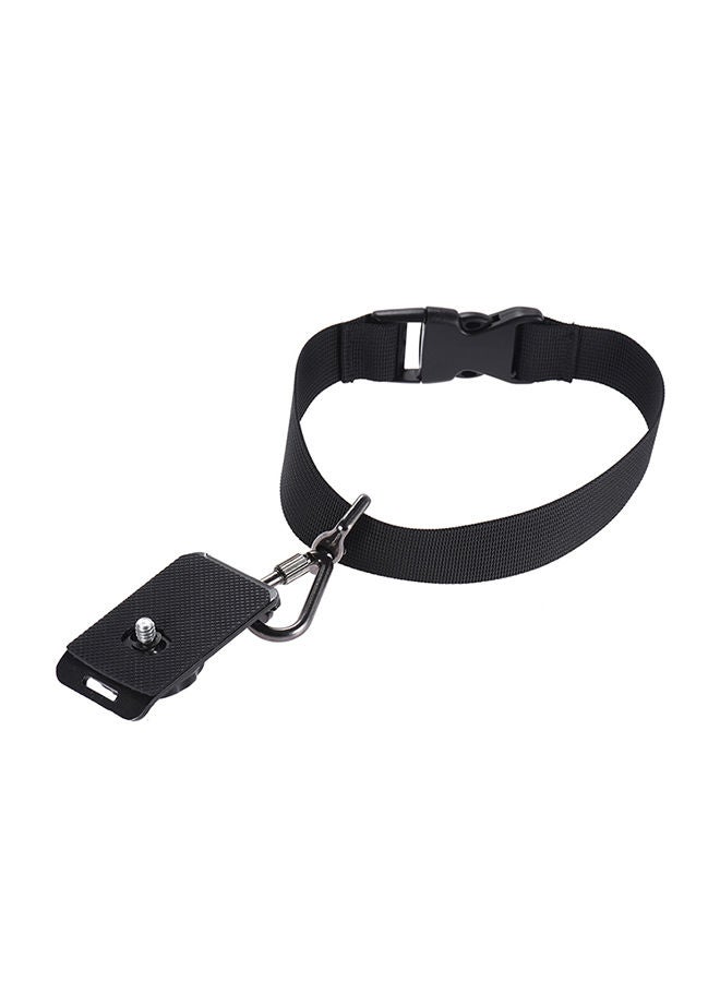 Quick Release Camera Shoulder Wrist Sling Black