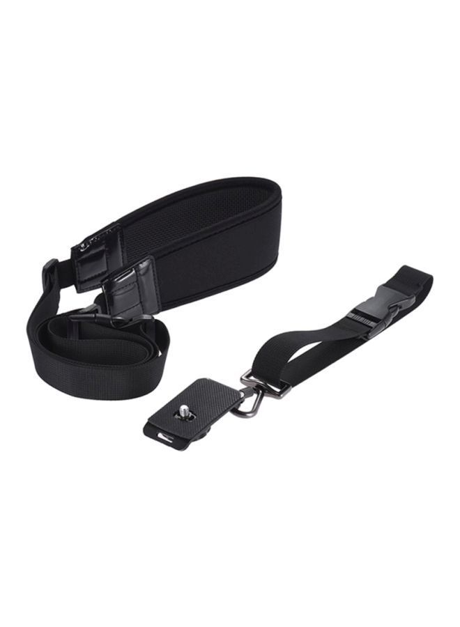 Quick Release Camera Shoulder Wrist Sling Black