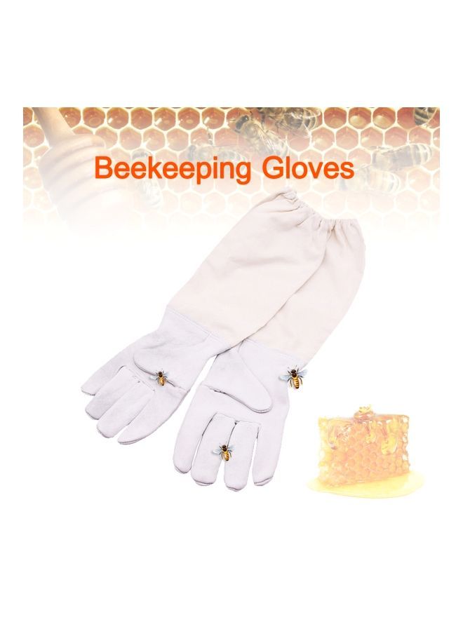 Anti-Smash Beekeeping Gloves White XL