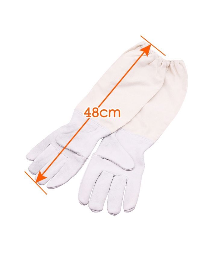 Anti-Smash Beekeeping Gloves White XL