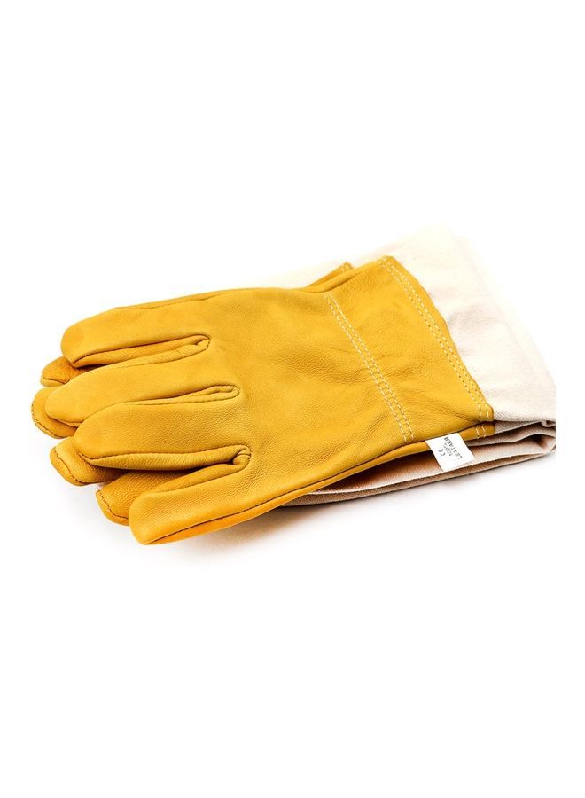 Anti-Smash Beekeeping Gloves Beige/Yellow XL