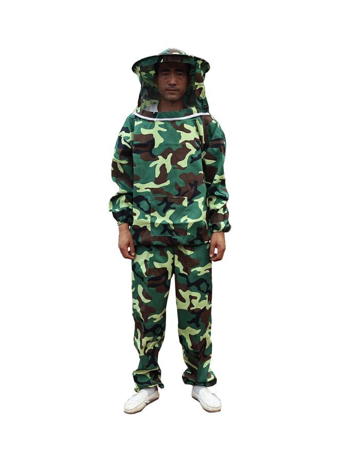 Beekeeping Suit With Hood Camouflage