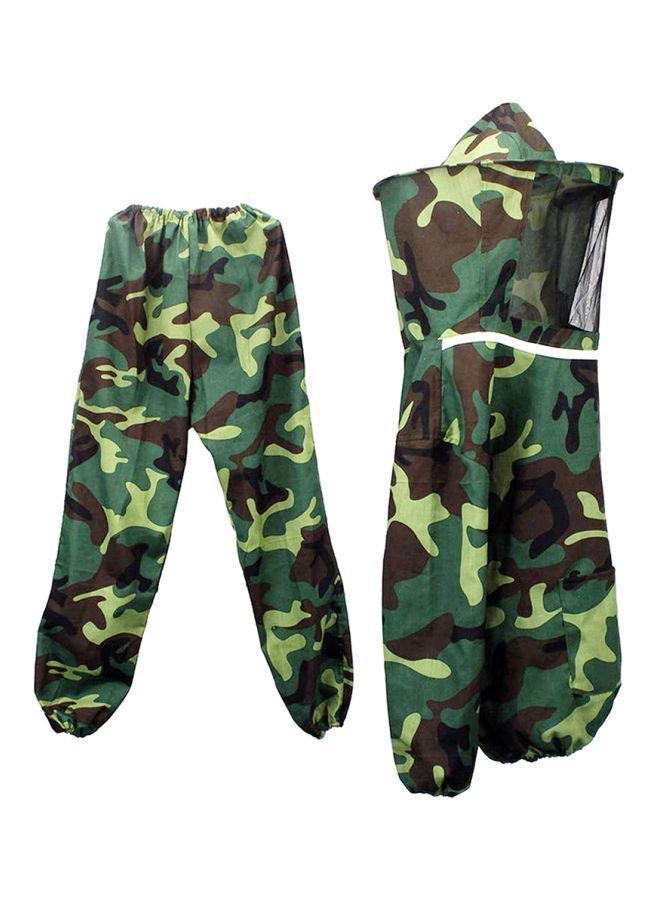 Beekeeping Suit With Hood Camouflage