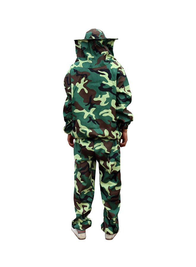 Beekeeping Suit With Hood Camouflage