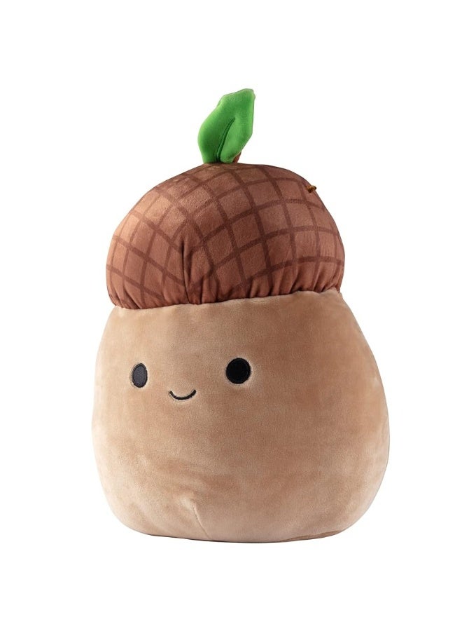 Squishmallows Original 10-Inch Mac The Acorn - Official Jazwares Plush - Collectible Soft & Squishy Stuffed Animal Toy - Gift for Kids, Girls & Boys