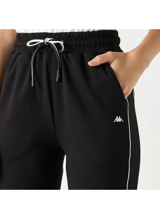 Kappa Solid Joggers with Drawstring Closure and Pockets