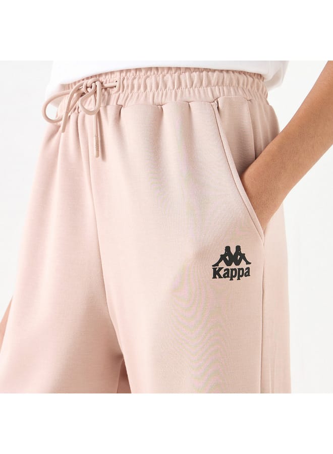 Kappa Solid Joggers with Pockets and Drawstring Closure