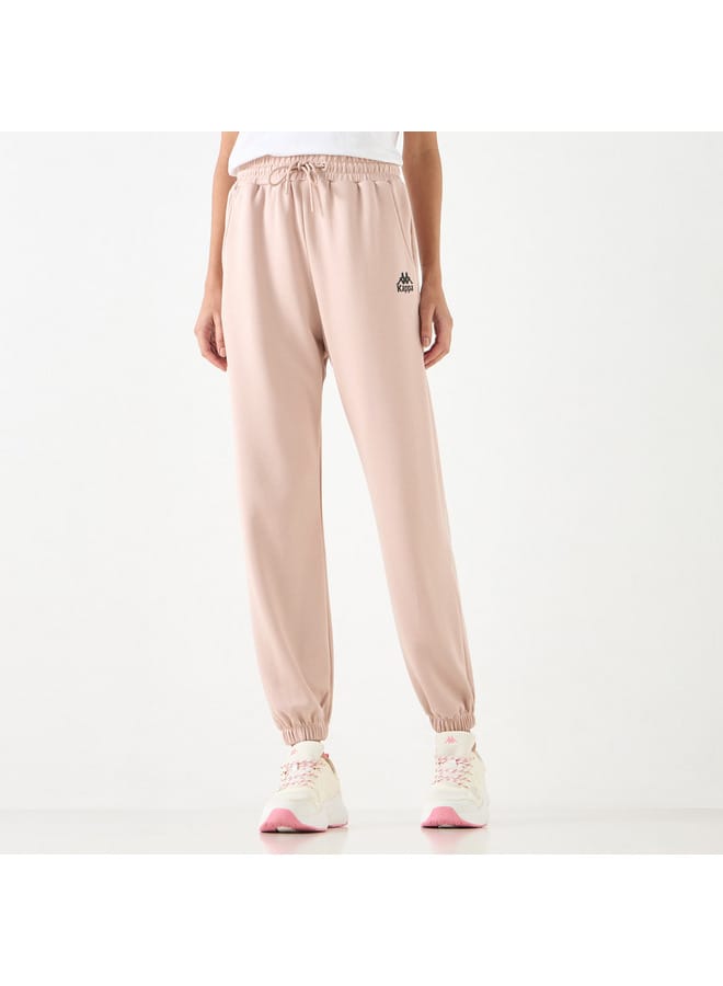 Kappa Solid Joggers with Pockets and Drawstring Closure