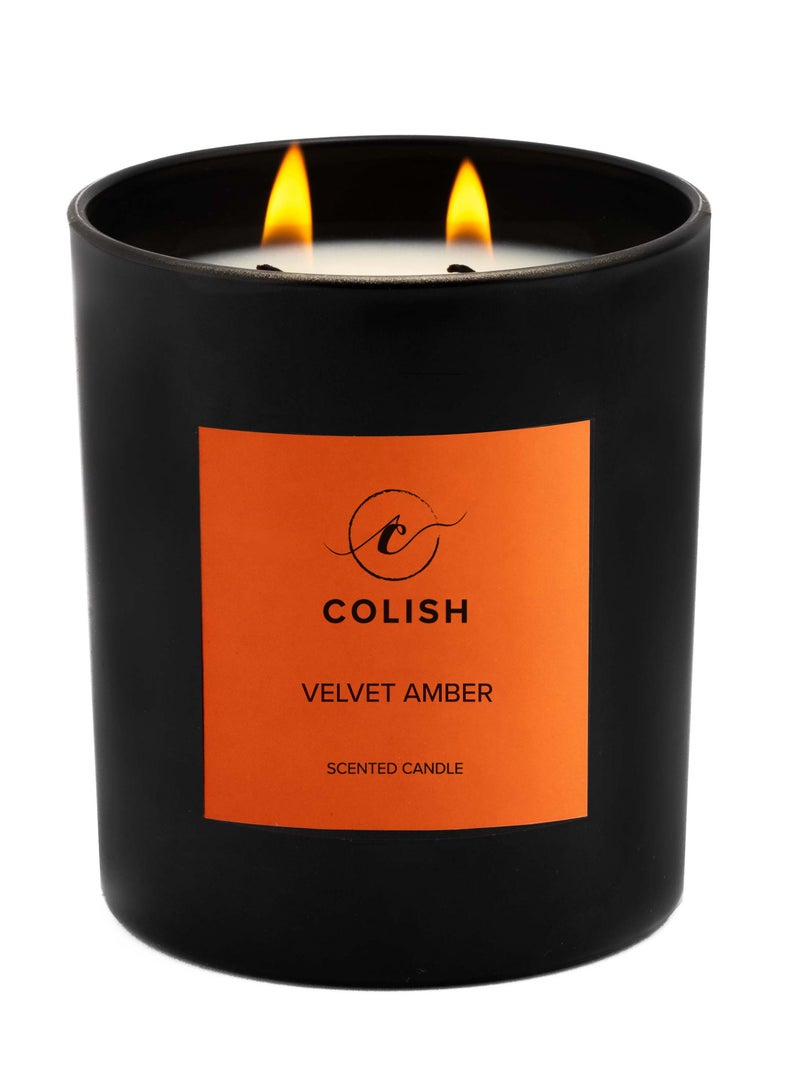 Velvet Amber Scented Candle 230gm