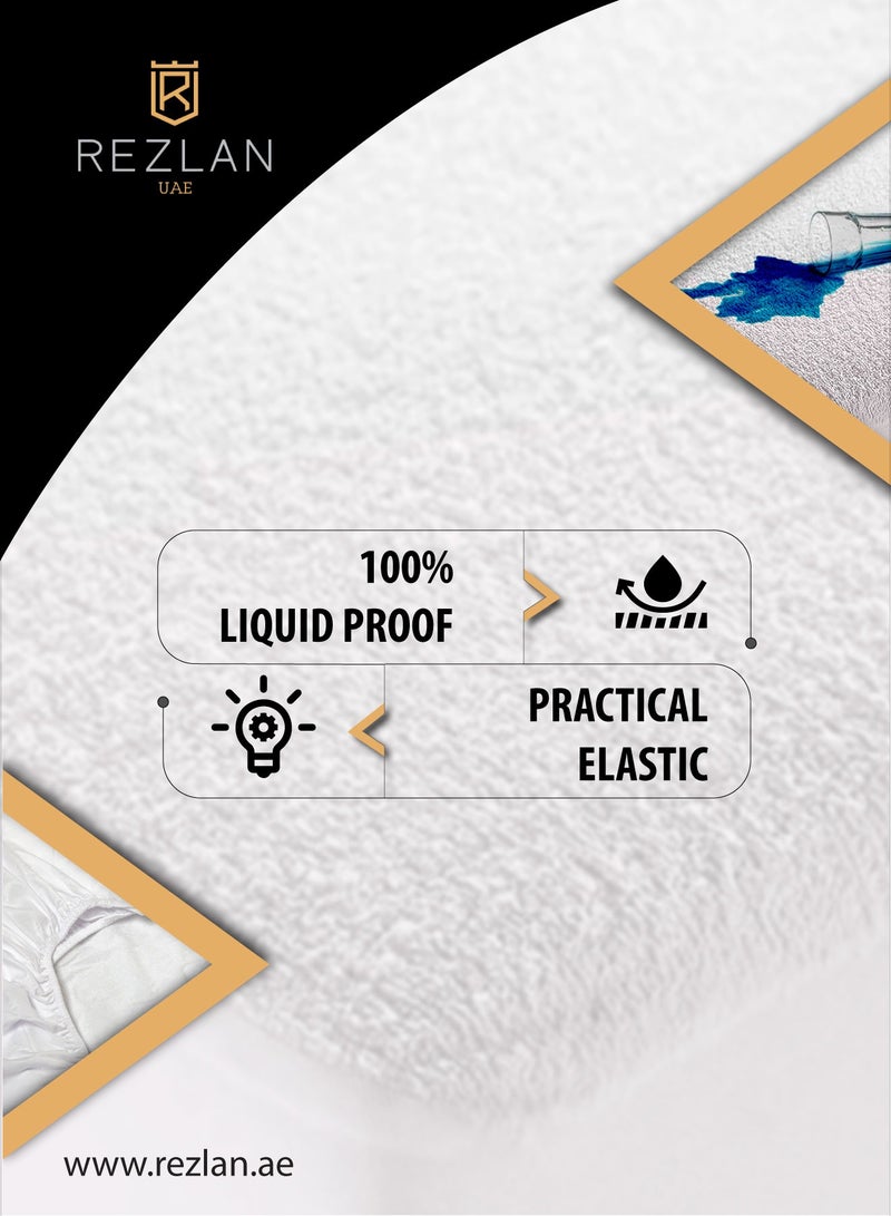 Premium Fitted Waterproof Mattress Protector Super Soft Breathable And Noiseless