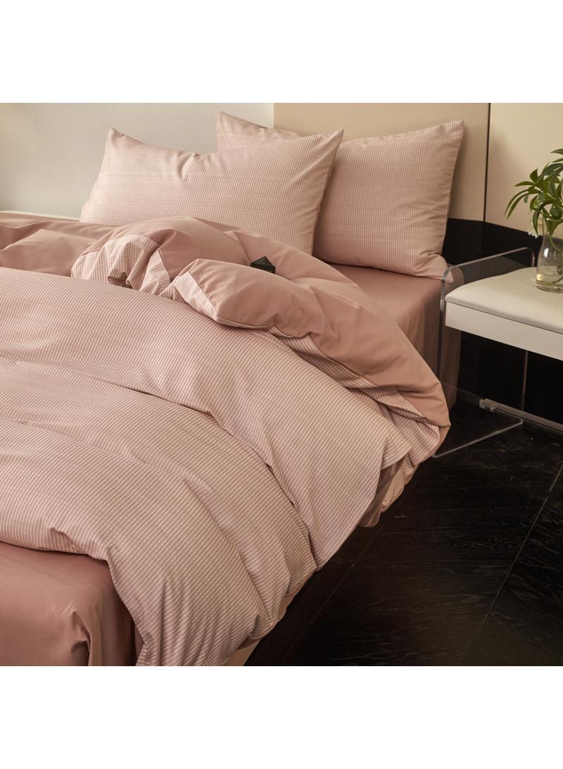 4 Pieces Cotton Comforter Sets Fits 1.5M /1.8M Double Size Bed Housewarming gift Birthday Gift