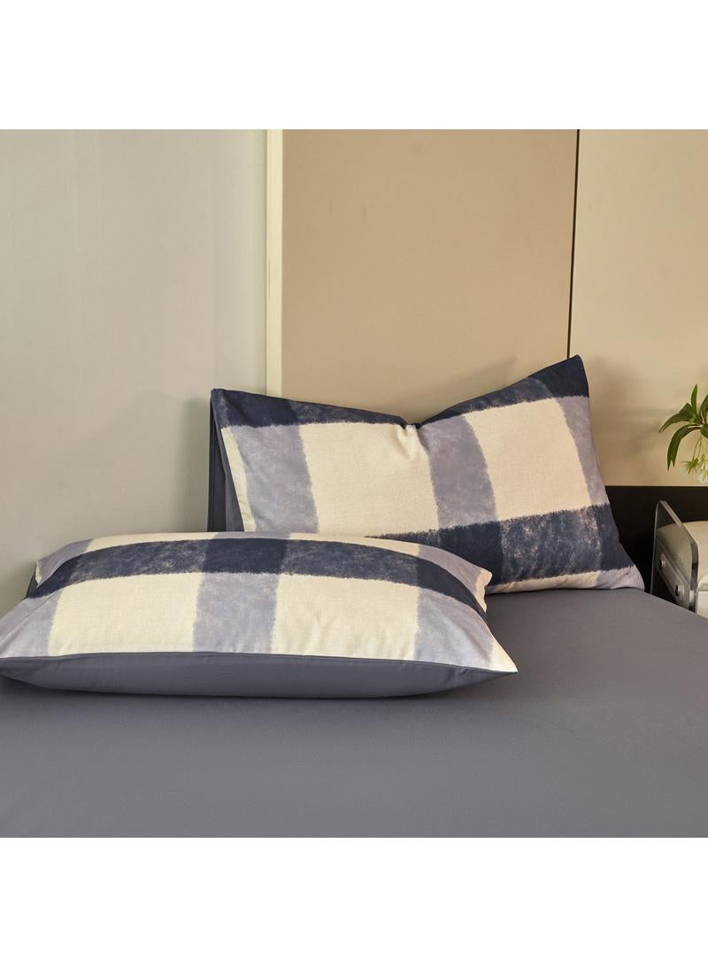 4 Pieces Cotton Comforter Sets Fits 1.5M /1.8M Double Size Bed Housewarming gift Birthday Gift