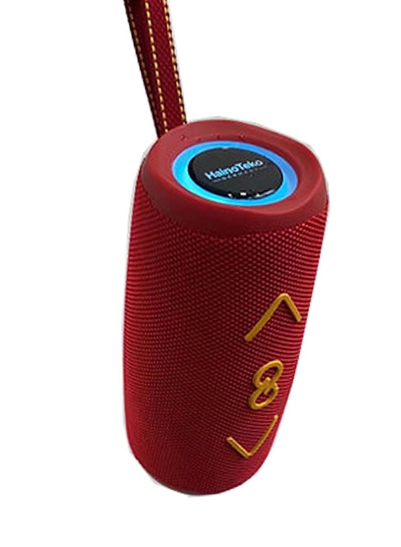 Haino Teko S59 Portable Wireless Bluetooth Speaker Red