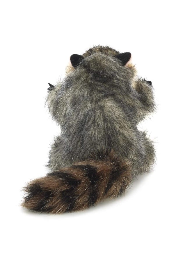 Folkmanis Mini Raccoon Finger Puppet, Gray, 1 EA