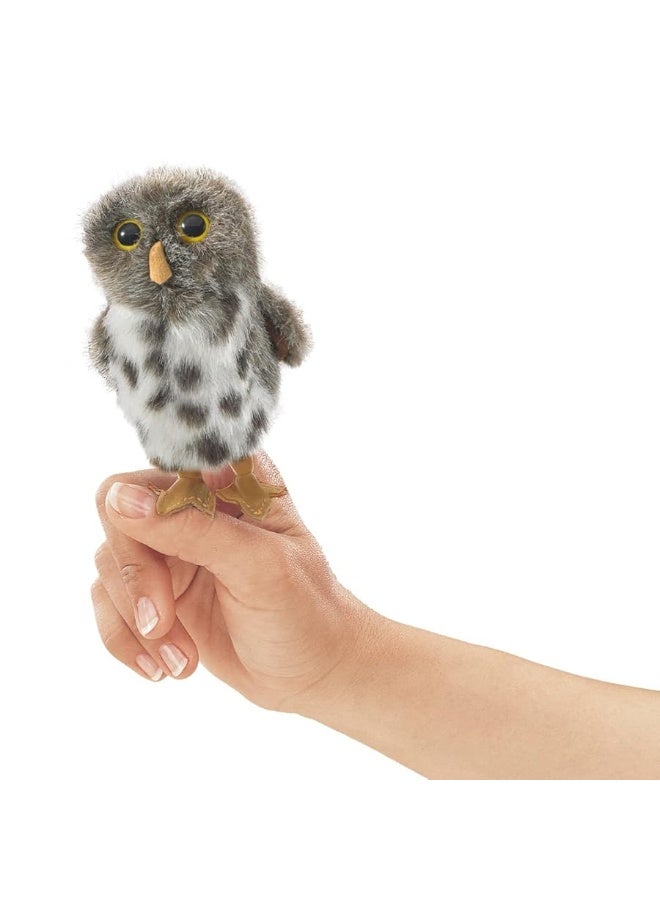 Folkmanis Mini Spotted Owl Finger Puppet