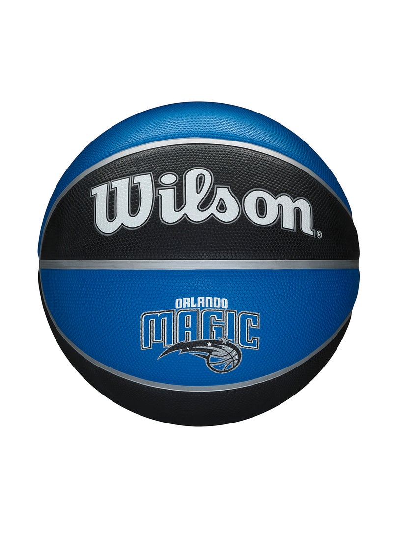 NBA Team Alliance Basketball Orlando Magic - Size 7 for +12 years old and Adults - Black/Blue