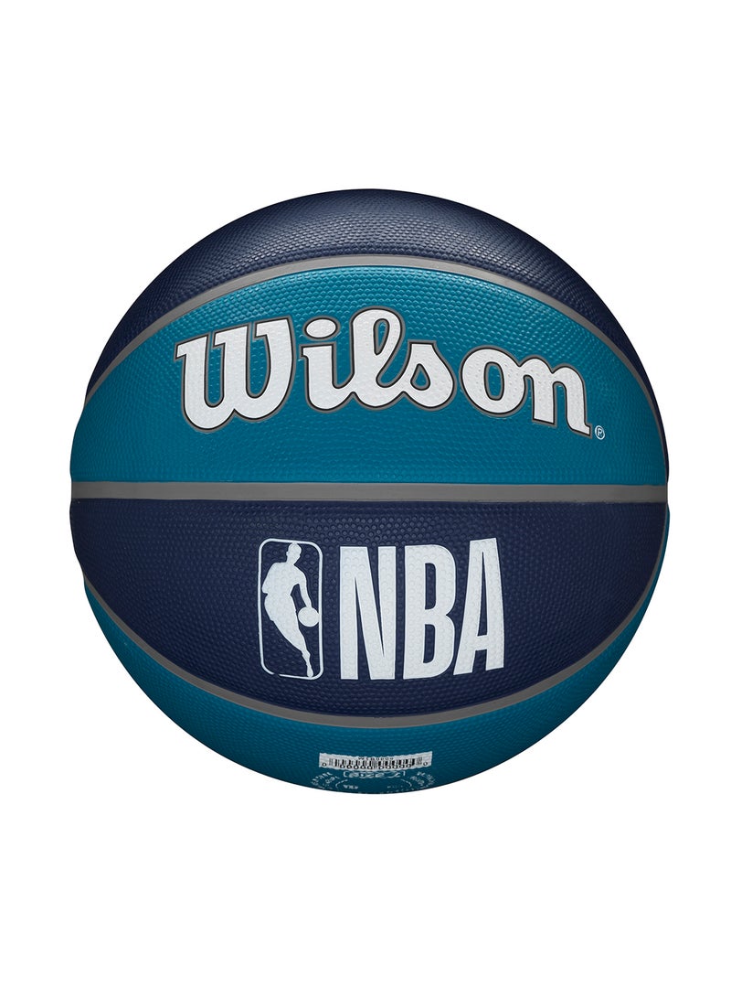 NBA Team Alliance Basketball Charlotte Hornets - Size 7 for +12 years old and Adults - Navy/Blue